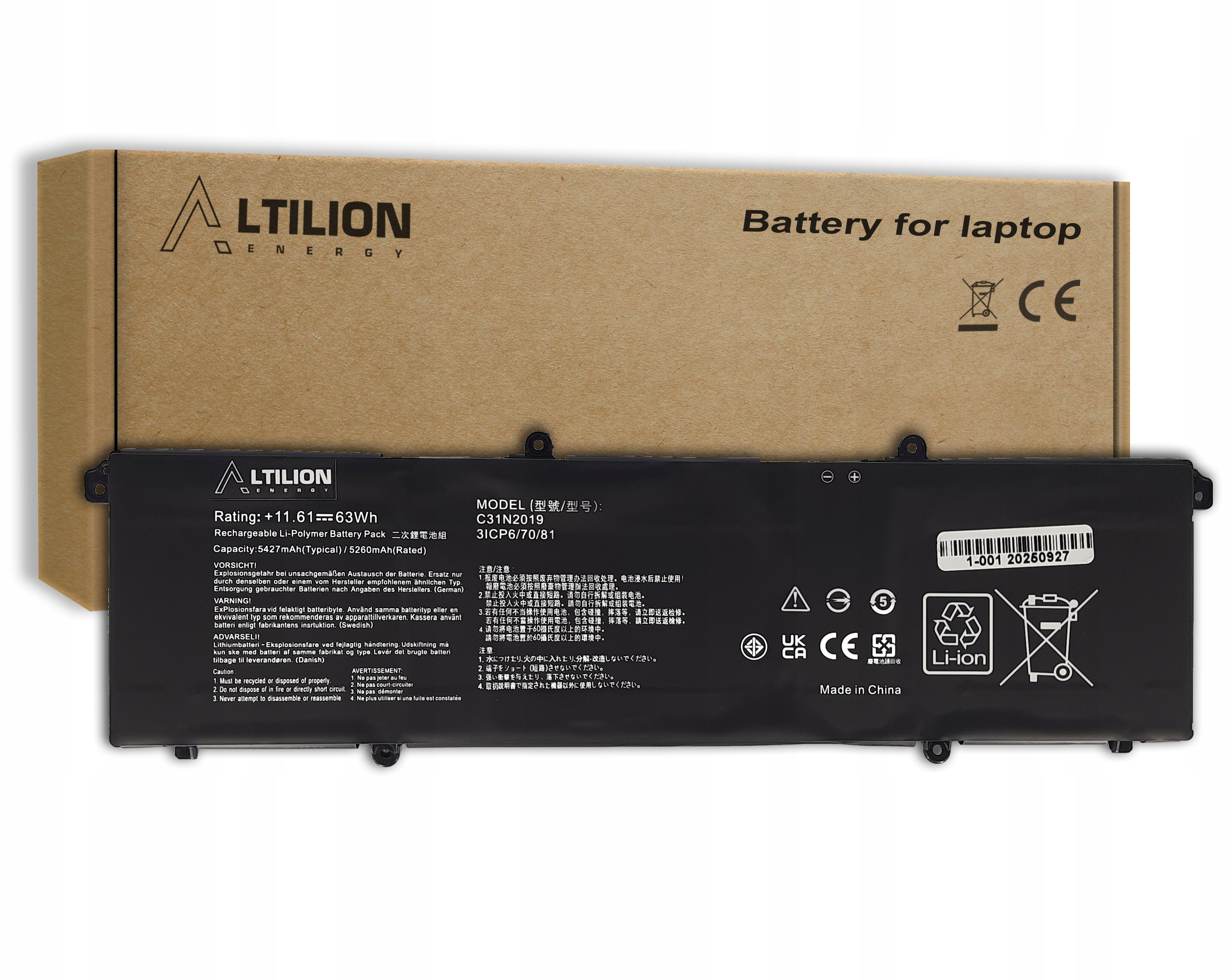 Batéria C31N2019-1 pre Asus VivoBook Pro 15 Oled K3500 M3500