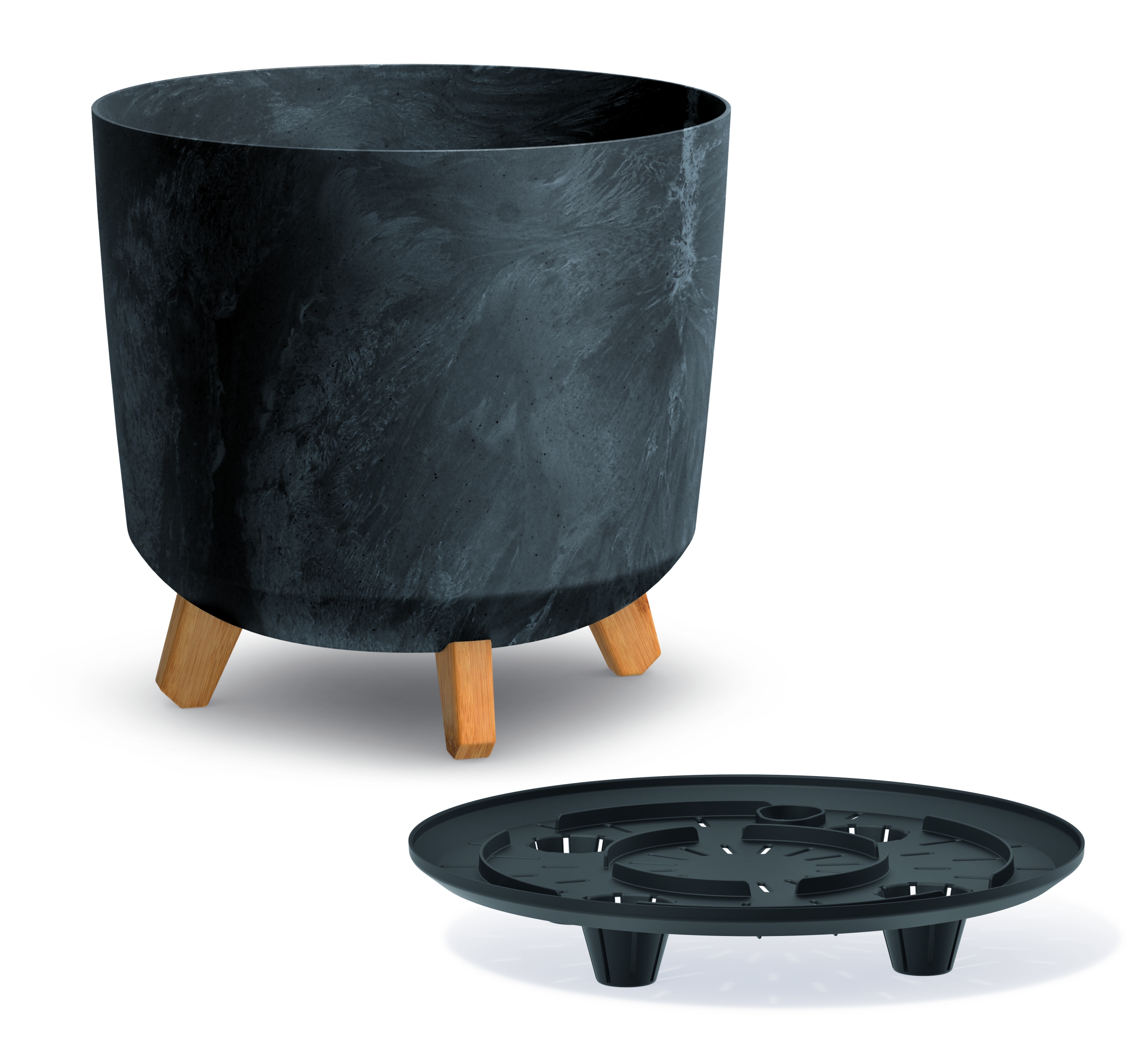 Doniczka Gracia Tubus Effect DGTL300LE ANTRACYT Marka Prosperplast