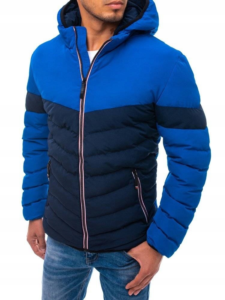 

Kurtka Męska Ocieplana Z Kapturem roz. M