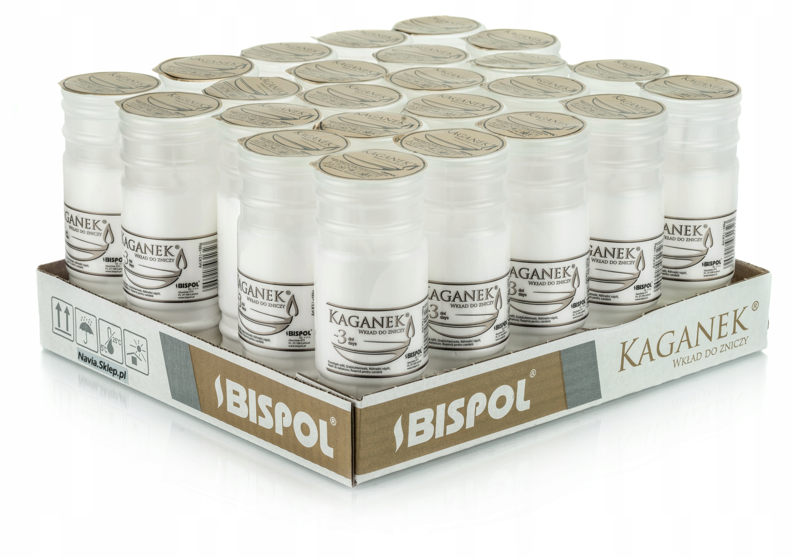 Bispol Kaganek K3 Wkład parafinowy - 3 Dni