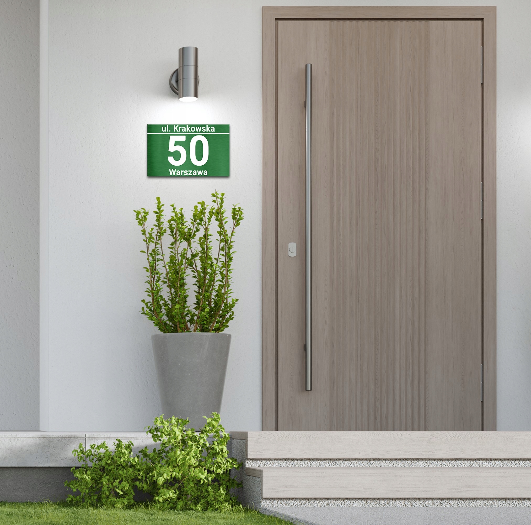 TABLICZKA na dom Tablica Adresowa NUMER DOMU wz 44 Szerokość produktu 32 cm