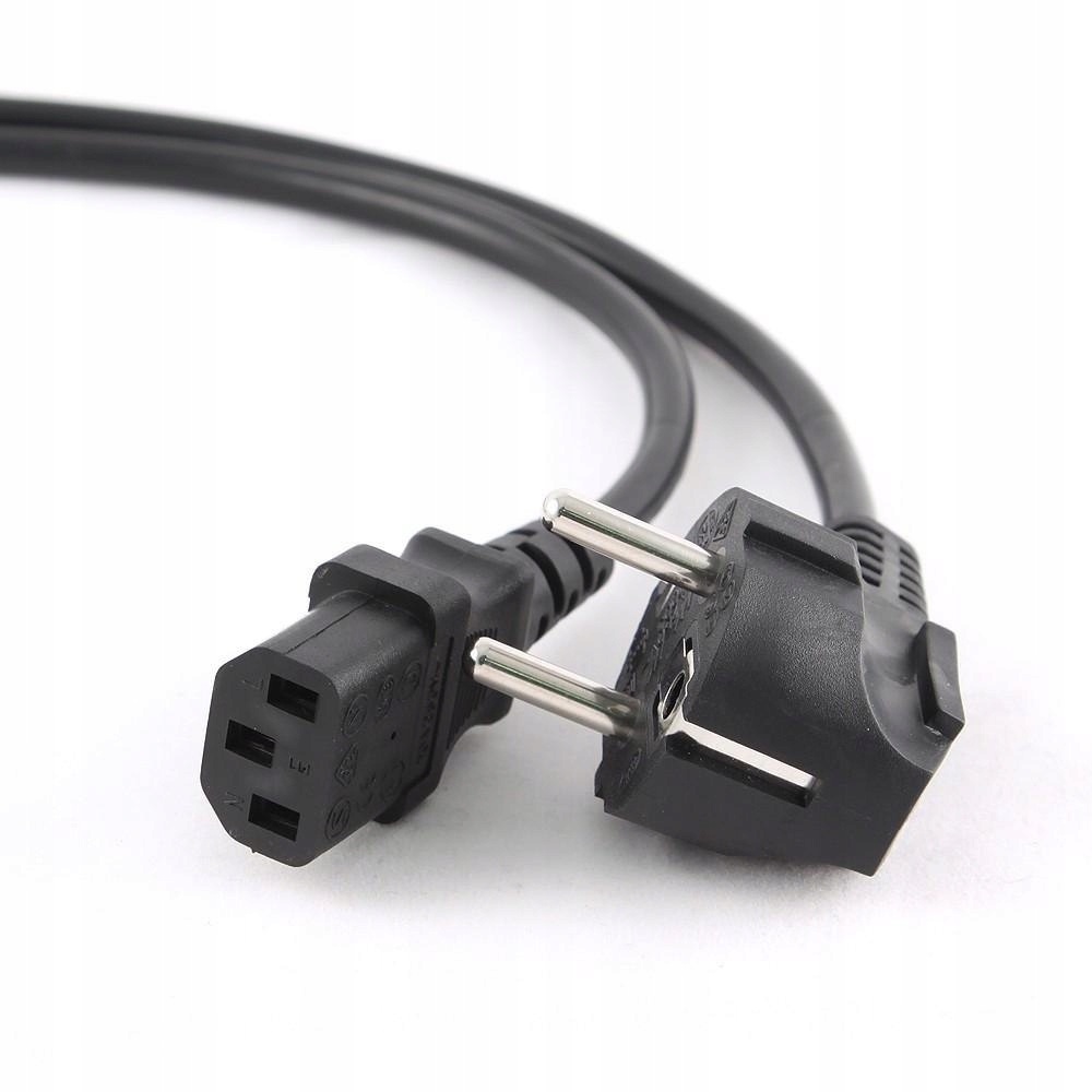 Kabel zasilający komputerowy Iec 320 C13 z certyfikatem Vde Gembird PC-186-