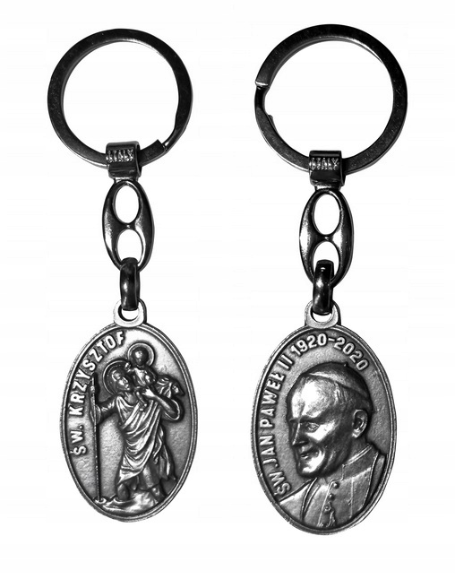 

Avisa Brelok Do Kluczy Św.krzysztof Jp II Stal