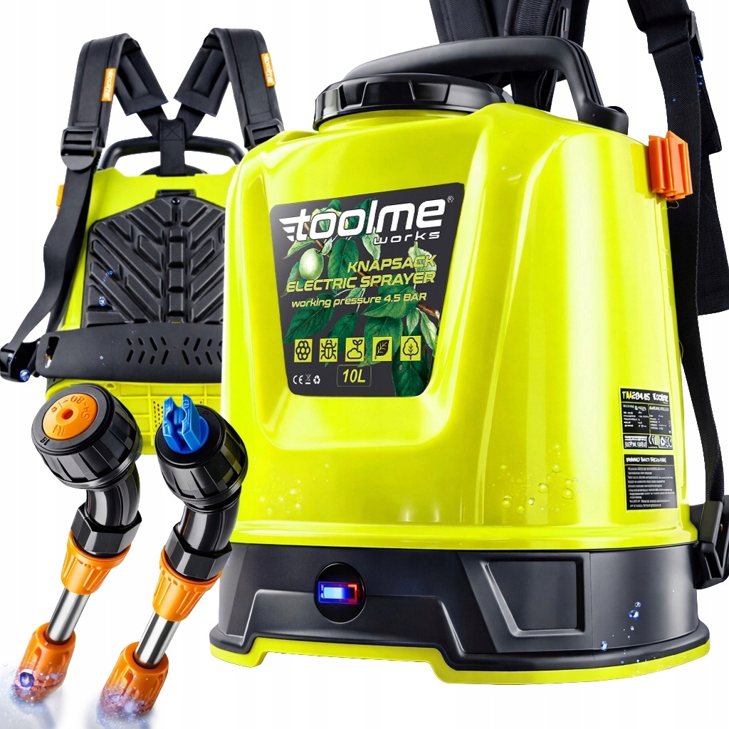 Automatický elektrický akumulátorový postřikovač 10 l Premium toolme tm284