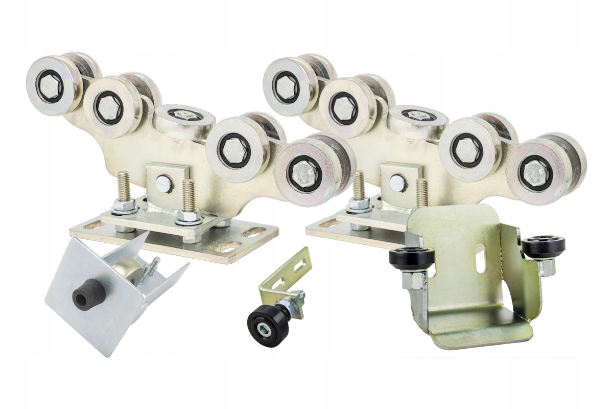 Sada vozíků a válečků pro posuvné brány 80x80 100% polský