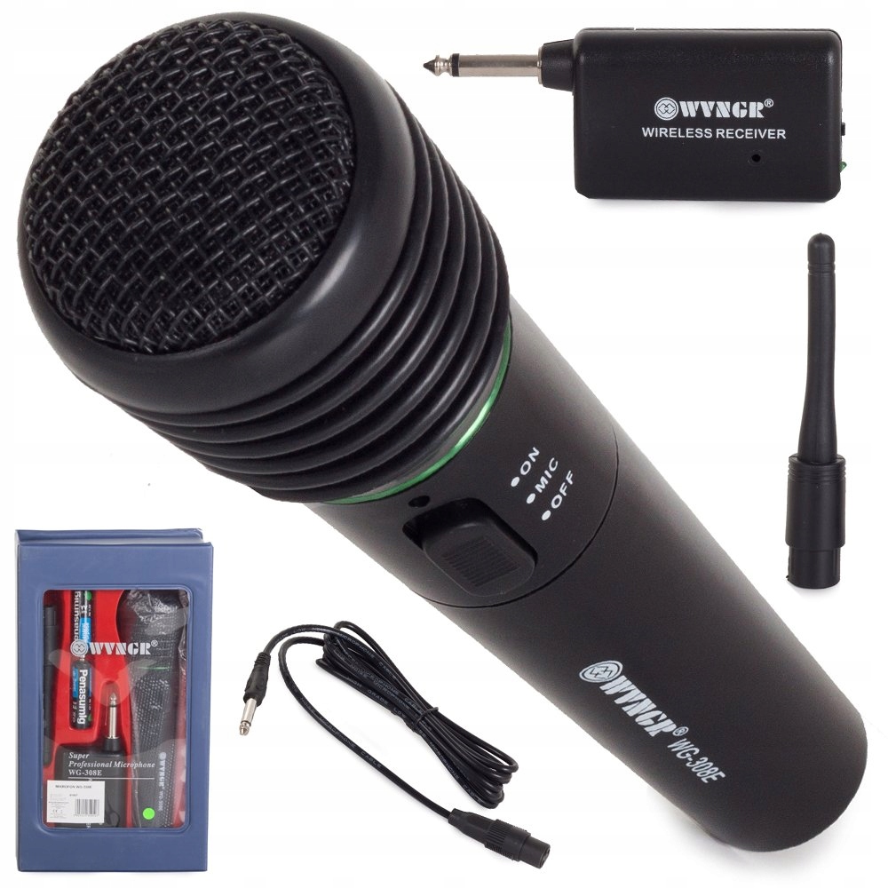 

Karaoke Mikrofon Bezprzewodowy Stacja Przewód!