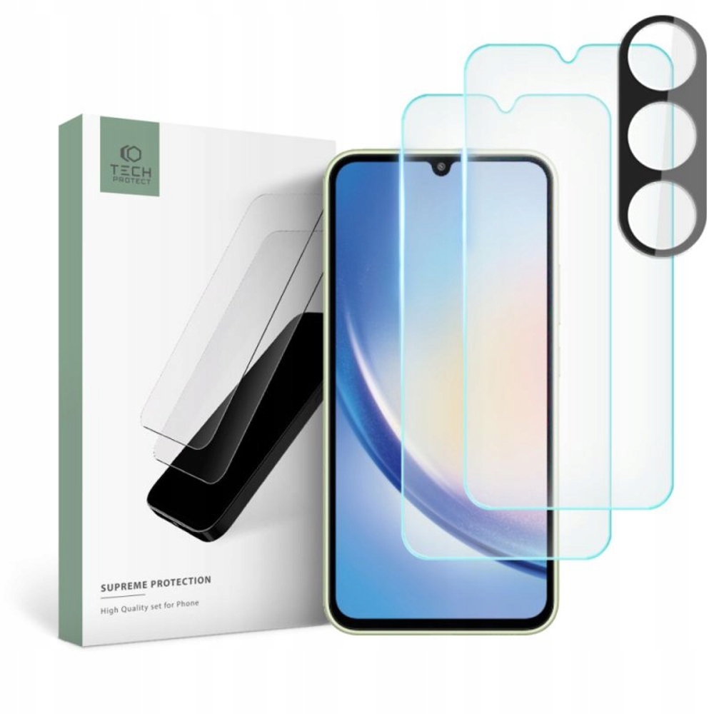 

2x Szkło Hartowane na Ekran Aparat do Galaxy A34