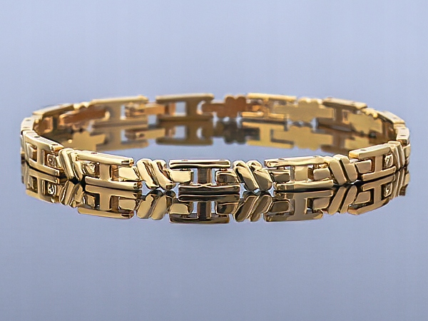 

Elegancka złota bransoletka 14k ! Jakość !