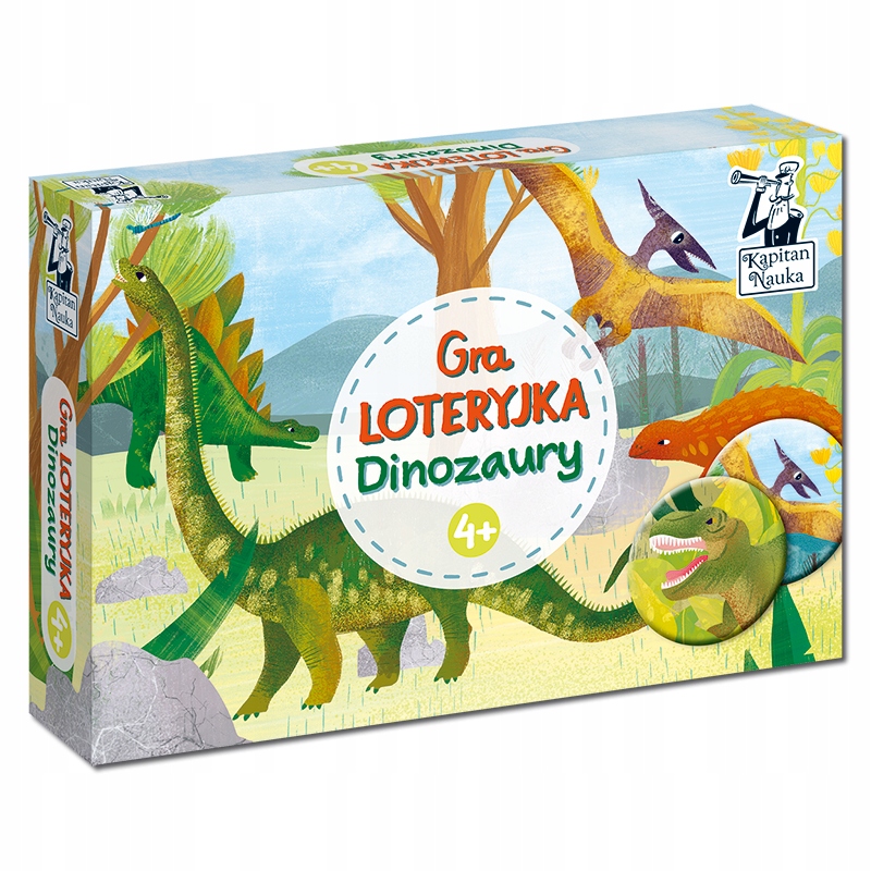 

Kapitan Nauka Gra Loteryjka Dinozaury 4+