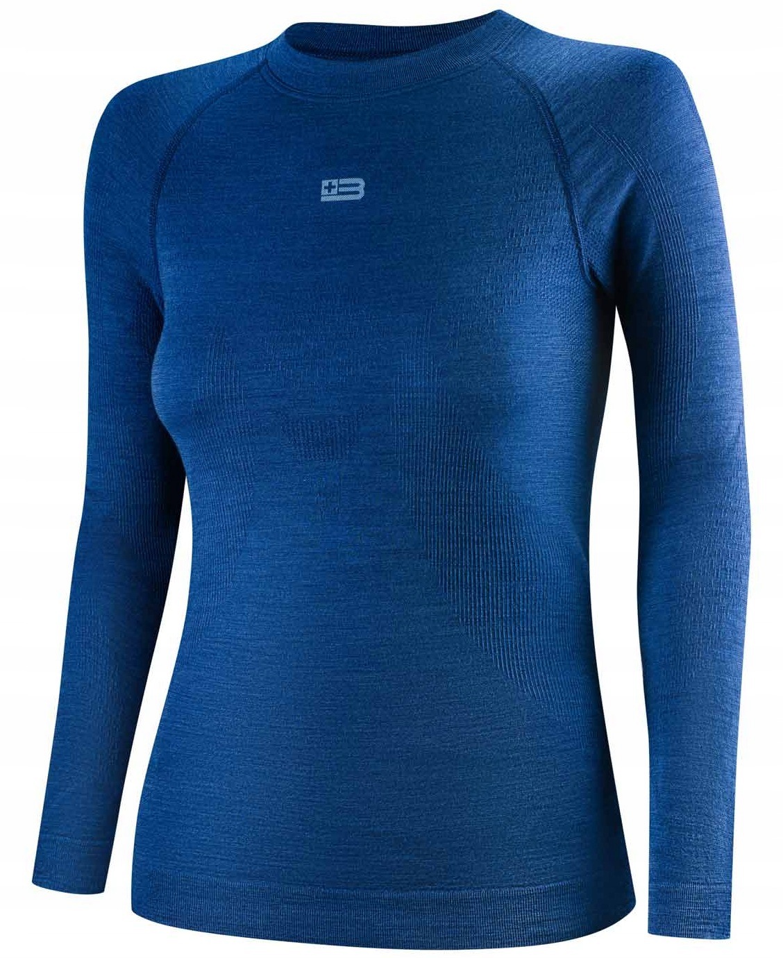 Brubeck Koszulka Z Długim Rękawem Active Merino Damska Niebieska S