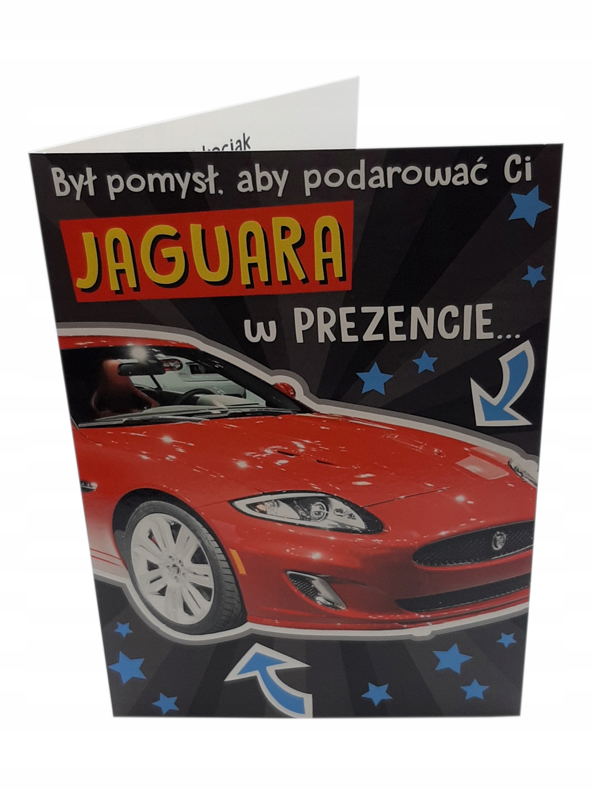 

na urodziny 30 40 50 60 Kartka Jaguar
