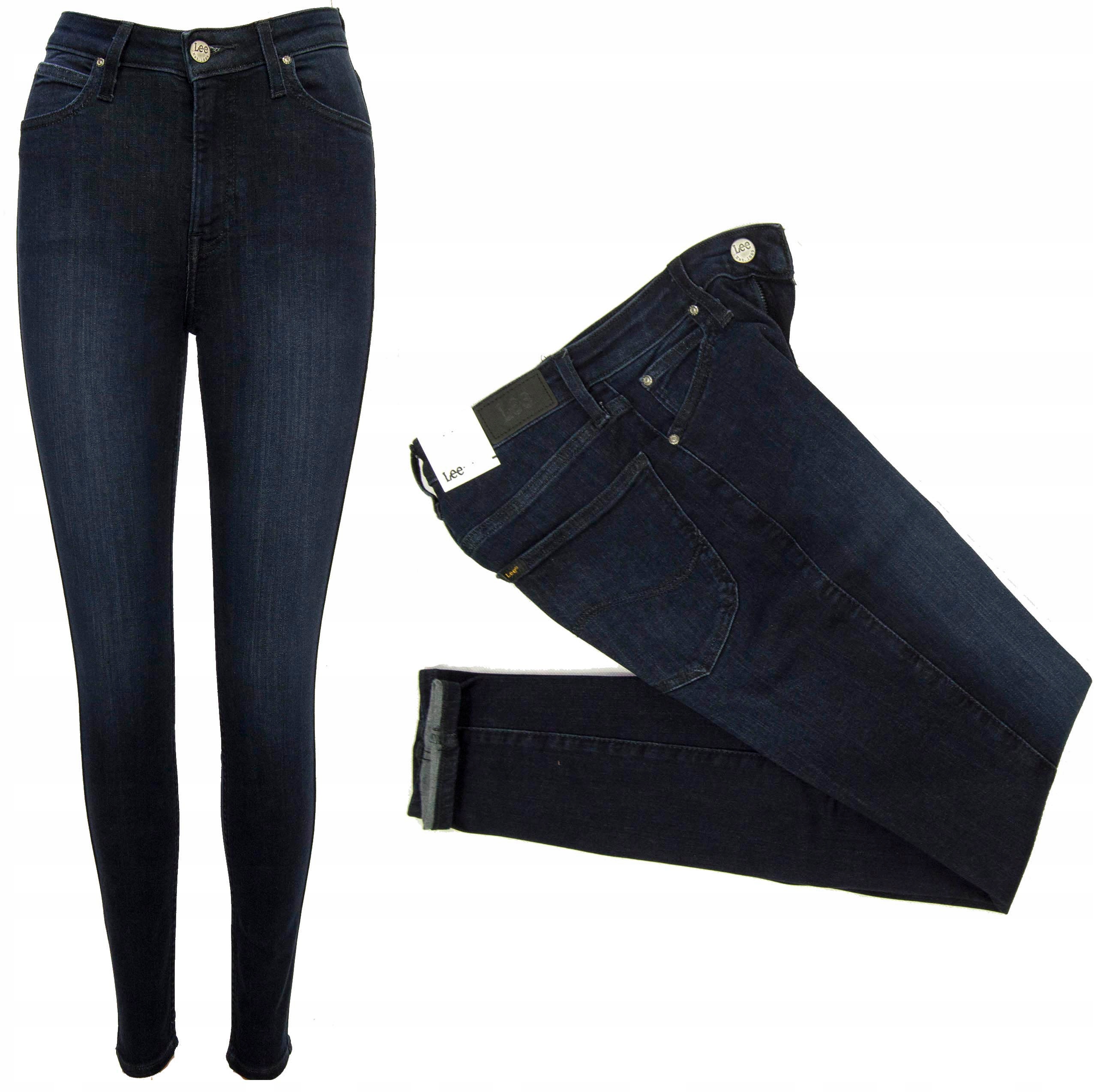 

Lee Ivy Dark Usk damskie spodnie jeansy W26 L31