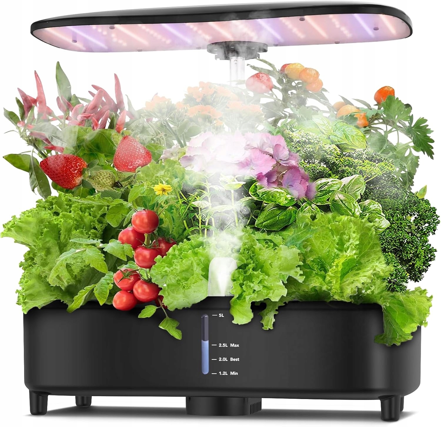 Sondiko Inteligentný hydroponický Led kvetináč 48 W s atomizáciou 5 l