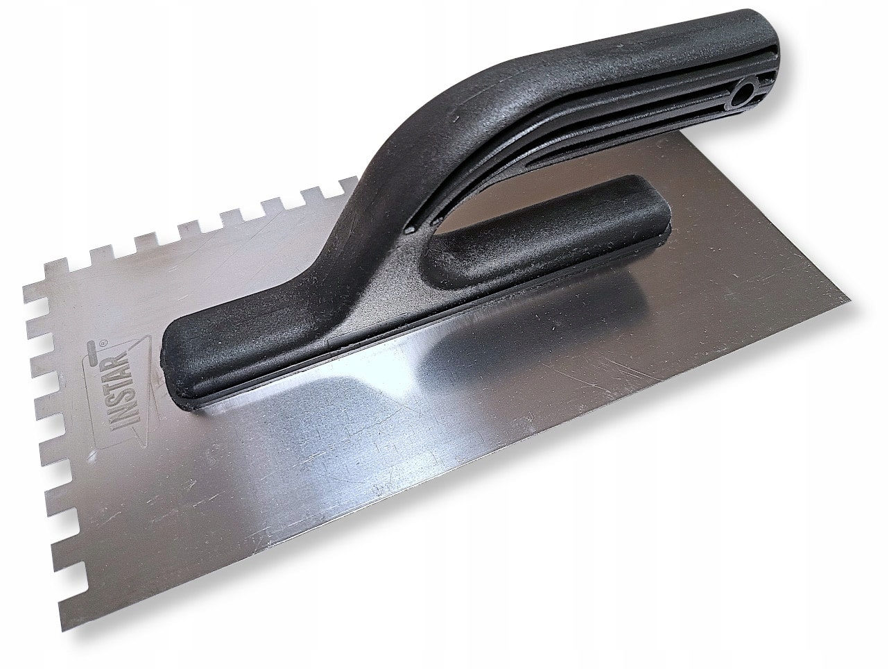 Paca nierdzewna zębata 128x270 mm ząb 8x8 mm uchwyt żebrowany Instar 5028S Marka Instar