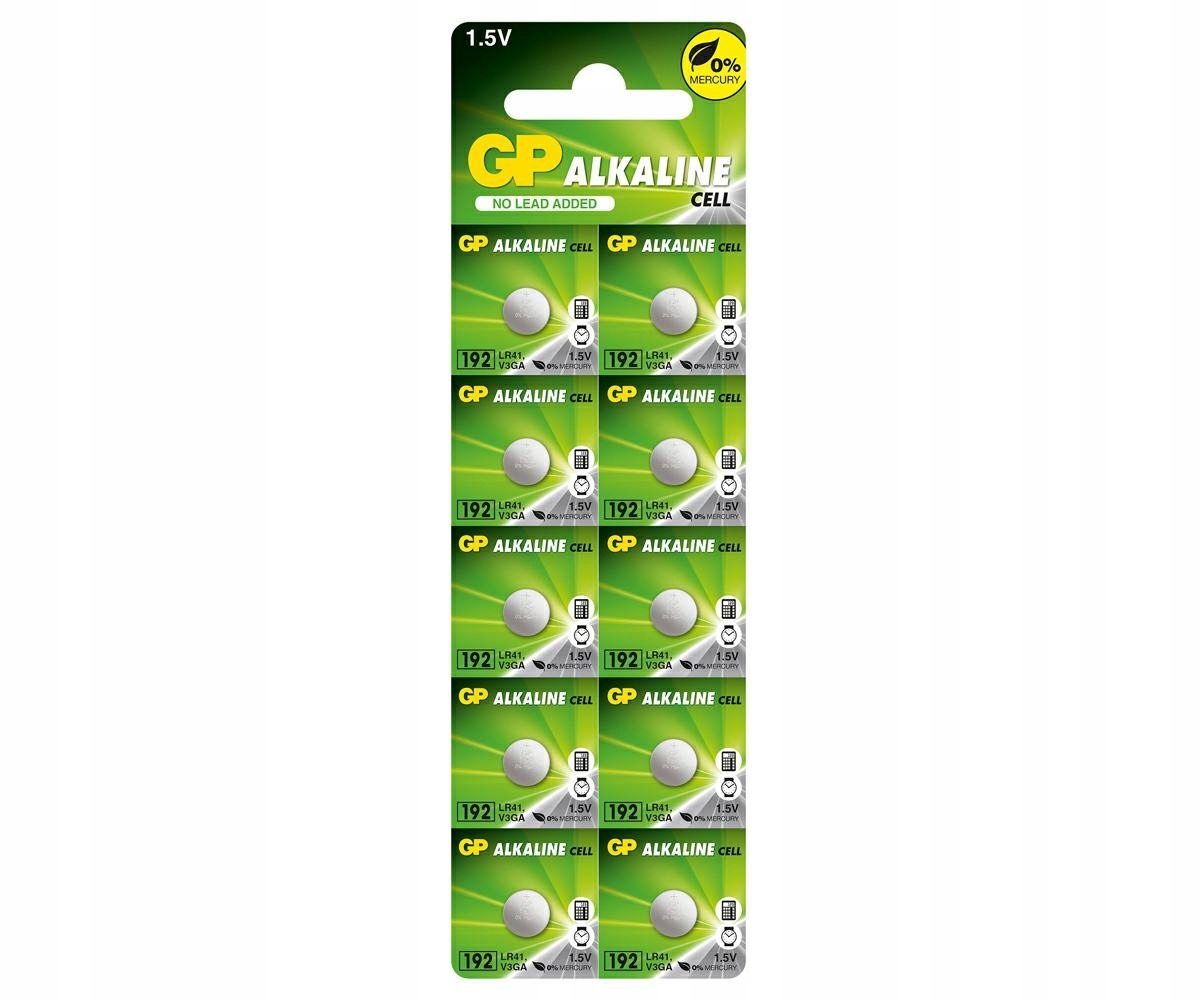 

Bateria zegarkowa AG3/LR41 Gp B10 1,5V Alkaline