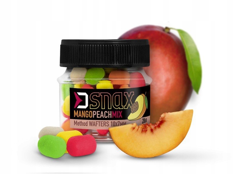 Dumbells Wafters Delphin D Snax Kolor Mix 10x7mm Mango-Brzoskwinia 20,00g