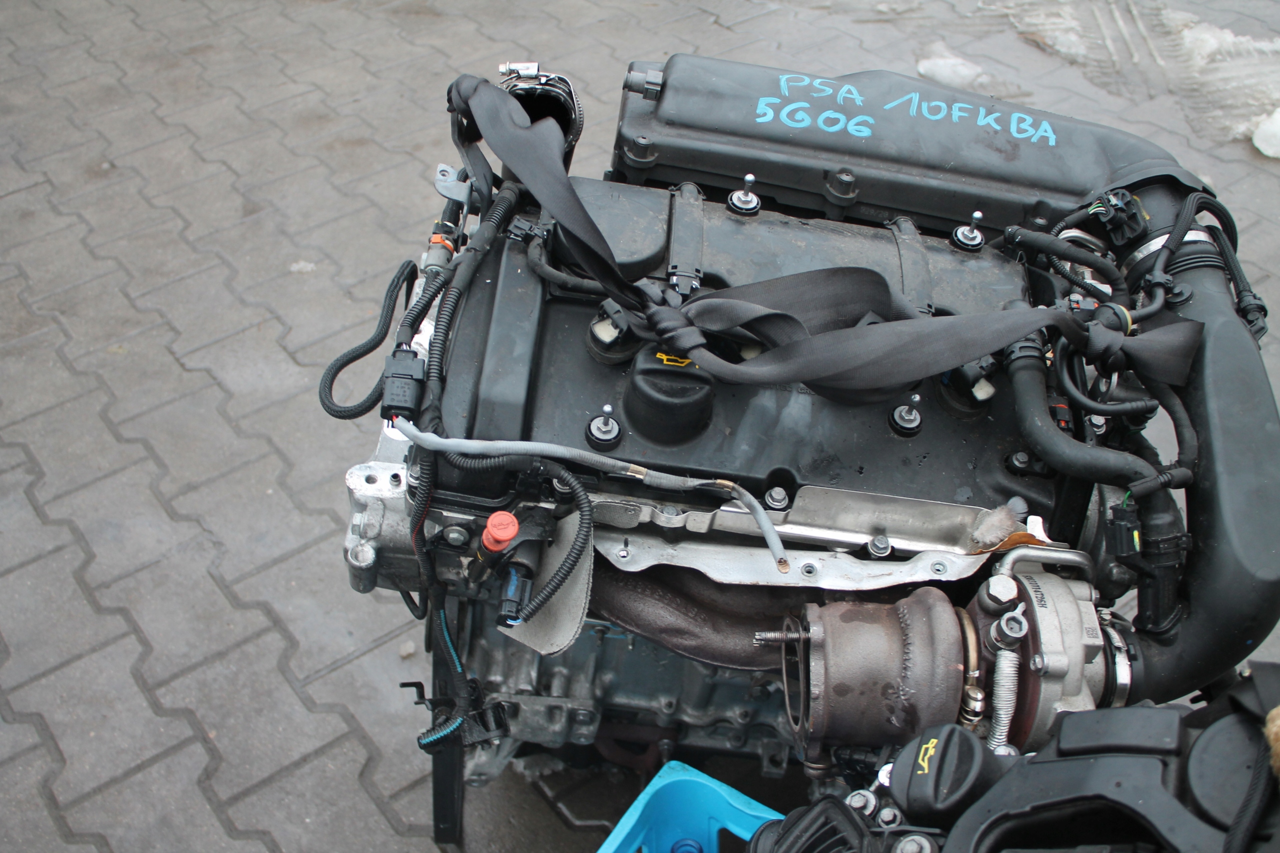 engine complete PEUGEOT CITROEN 60TYS KM PSA 10FKBA 5G06