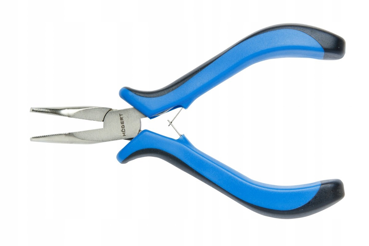 Szczypce precyzyjne wygięte 130 mm Hoegert