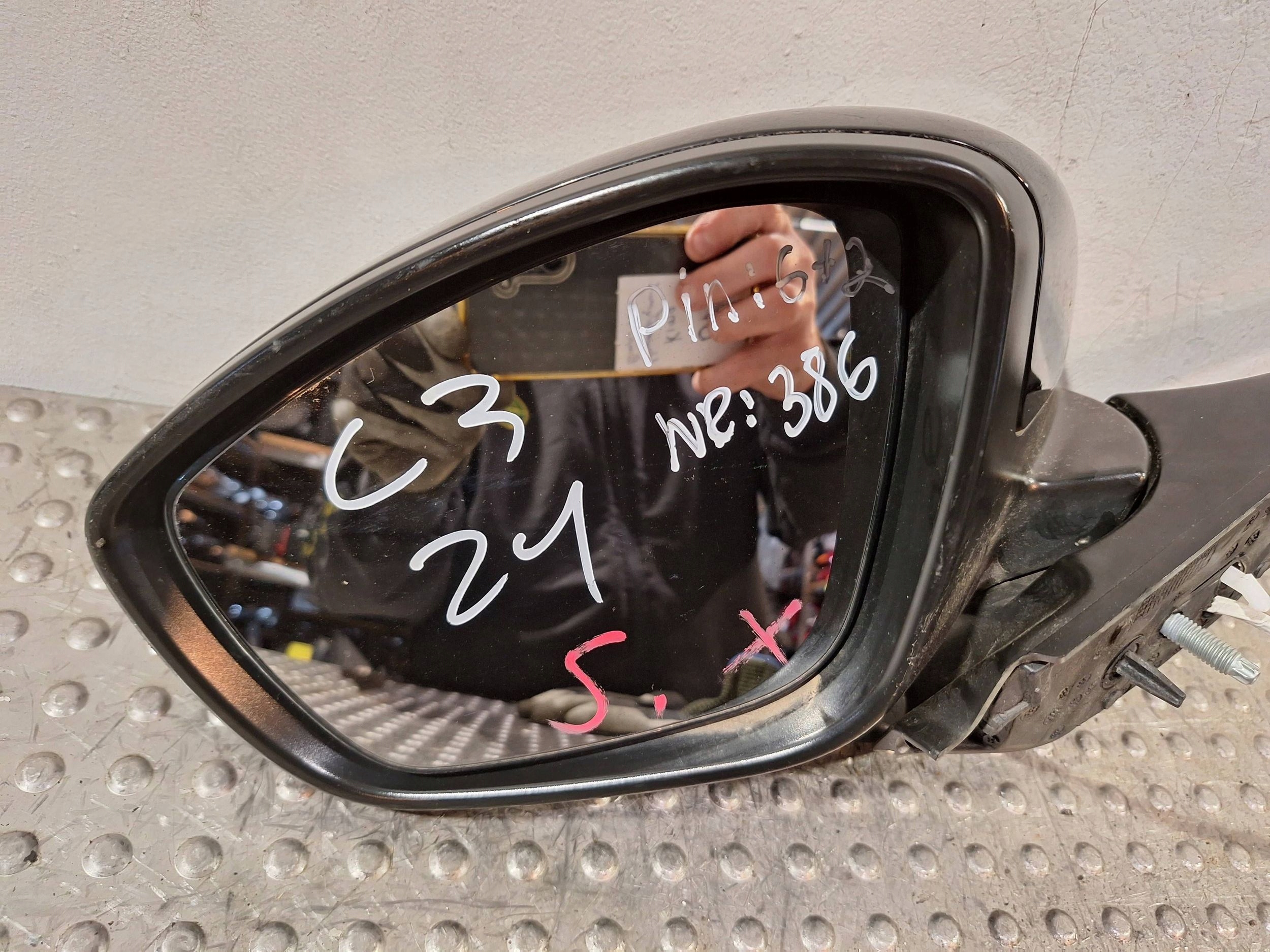 mirror exterior left 8 PIN CITROEN C3 III 16