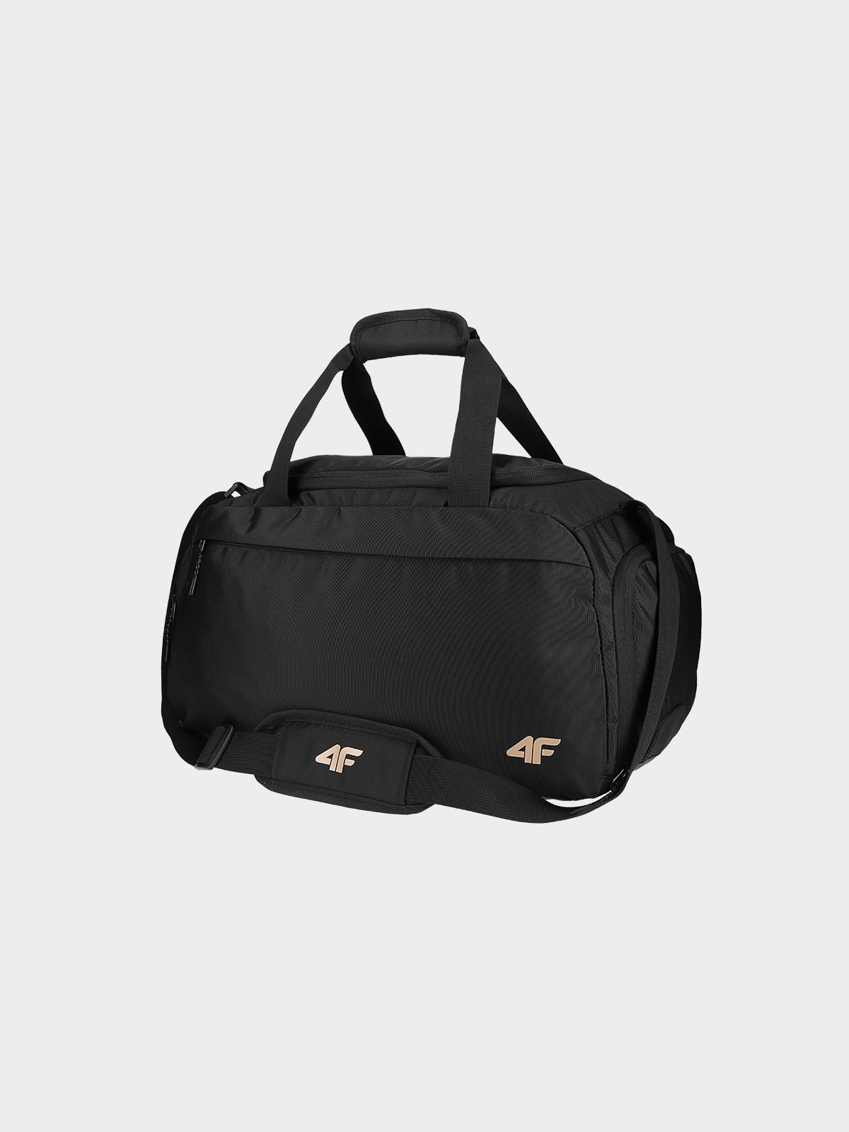 4F PRAKTYCZNA TORBA PODRÓŻNA SPORT Z OSOBNĄ KIESZENIĄ NA OBUWIE CZARNA 25L Model BAGU106