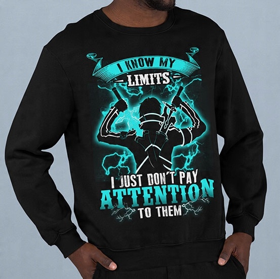 

Bluza Anime I Know My Limits