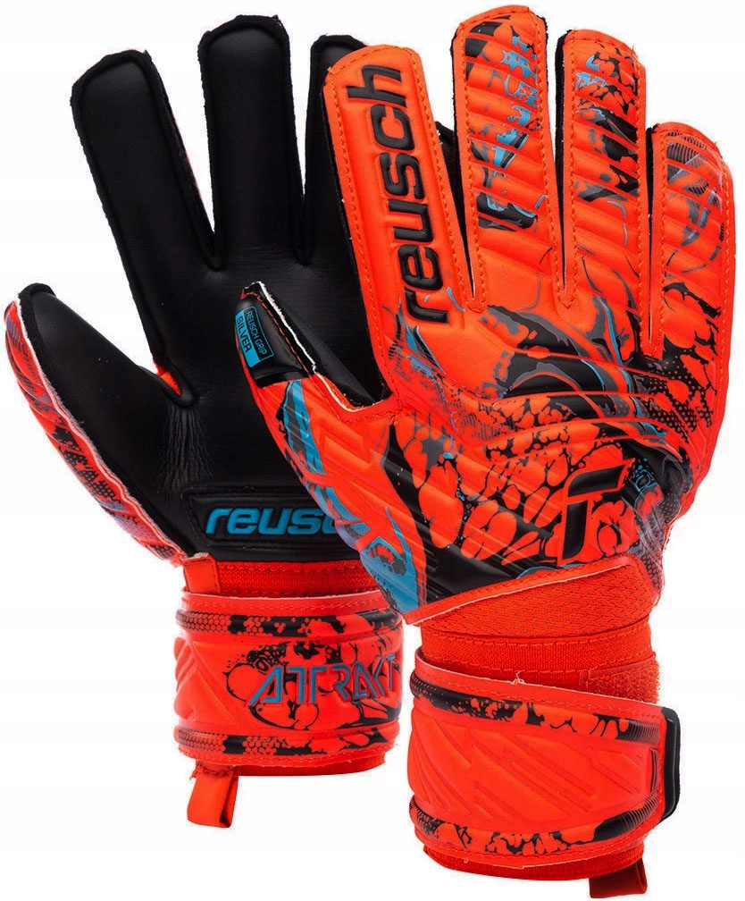 Rękawice Bramkarskie Dla Dzieci Reusch Attrakt Silver Junior