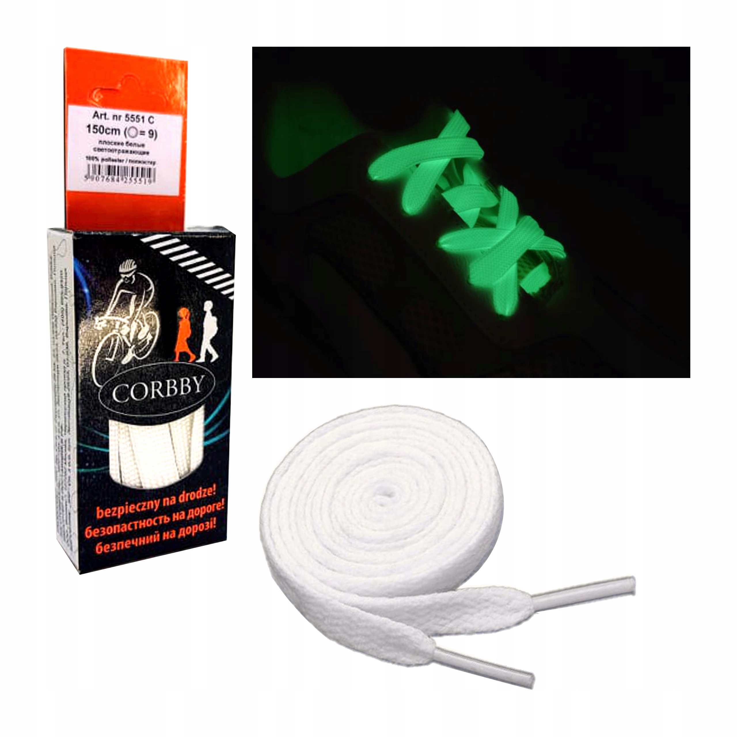 

Sznurowadła Fluorescencyjne Sznurówki Świecące 150