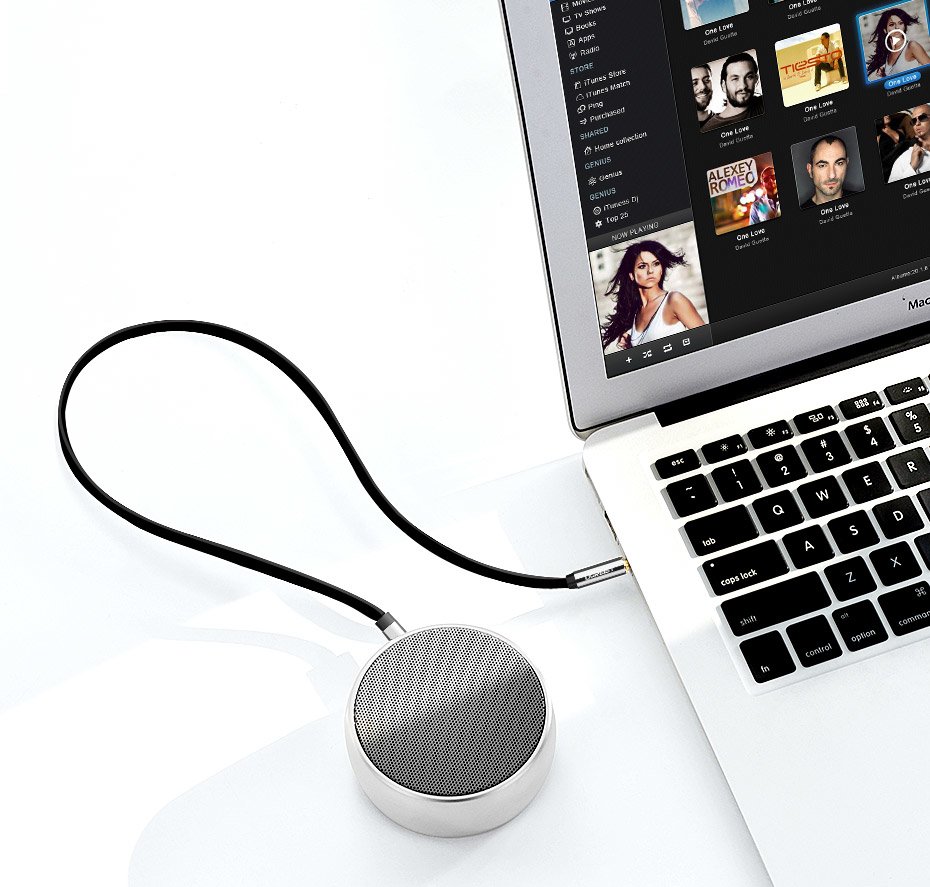 UGREEN KĄTOWY 90 STOPNI KABEL MINI JACK 3,5MM AUX AUDIO JAKOŚĆ DŹWIĘKU 3M Model 10728