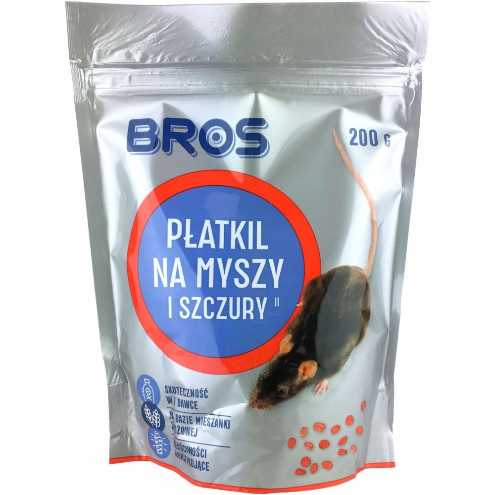 

Bros Płatkil Na Myszy I Szczury Saszetka 200G