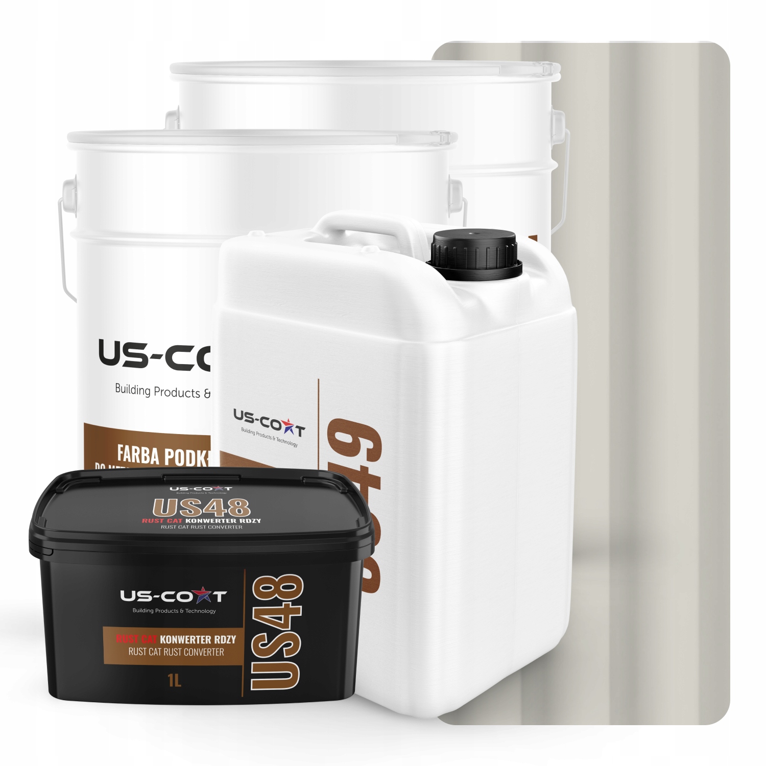 Farba Na Kovovú Strechu Súprava Plech Bielo-sivá Ral 9002 74m2 Satén