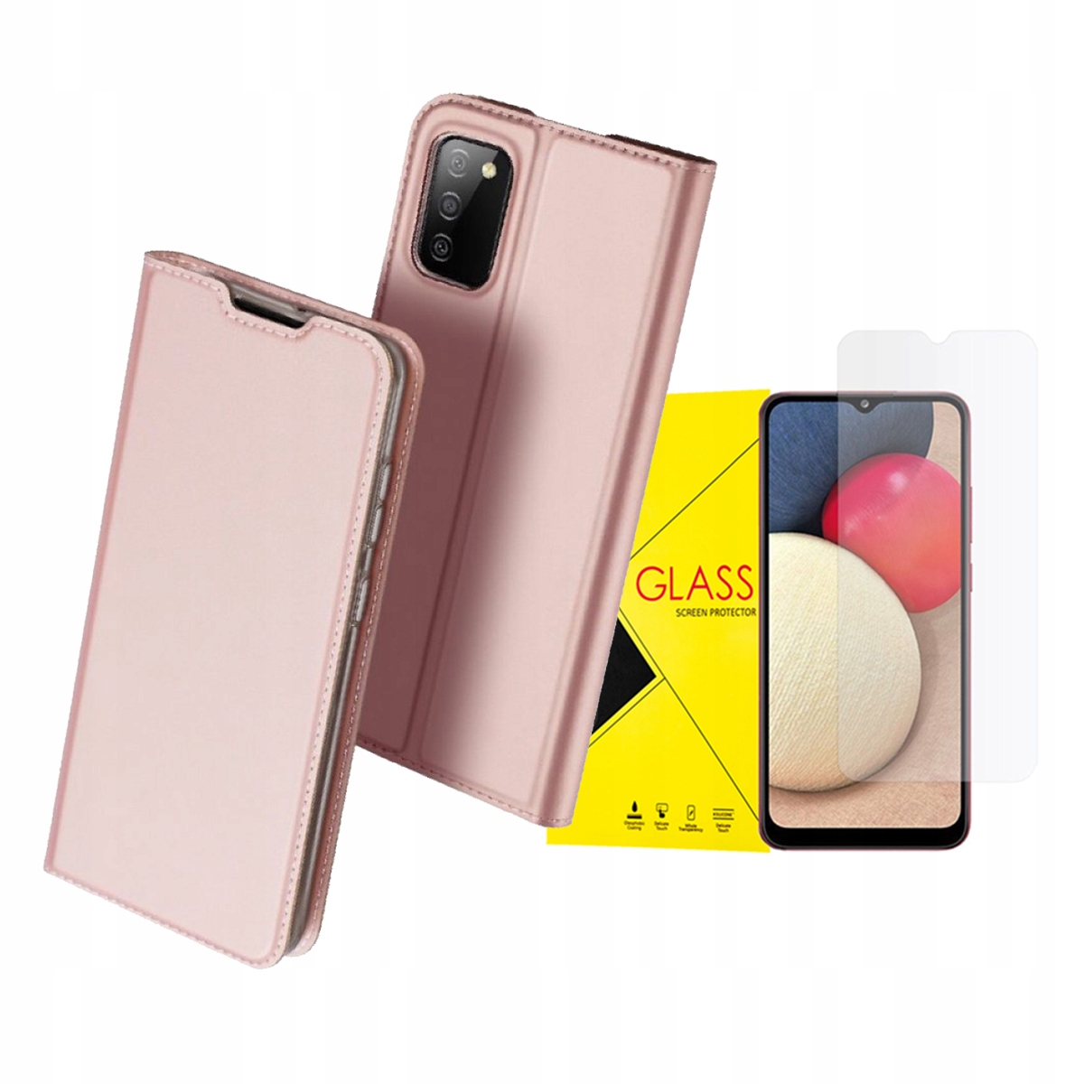 

Duxducis Etui Case Do Galaxy A02S +szkło Hybrydowe