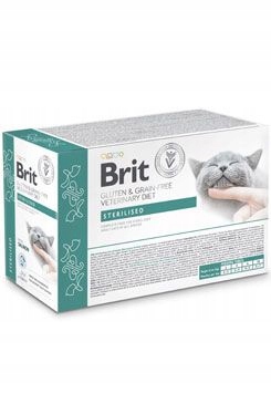 Levně Brit VD Cat Pouch fillets in Gravy Sterilised 12x85g