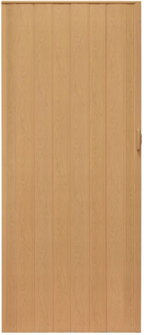 DRZWI HARMONIJKOWE 90cm jasny dąb Rodzaj łamane/składane