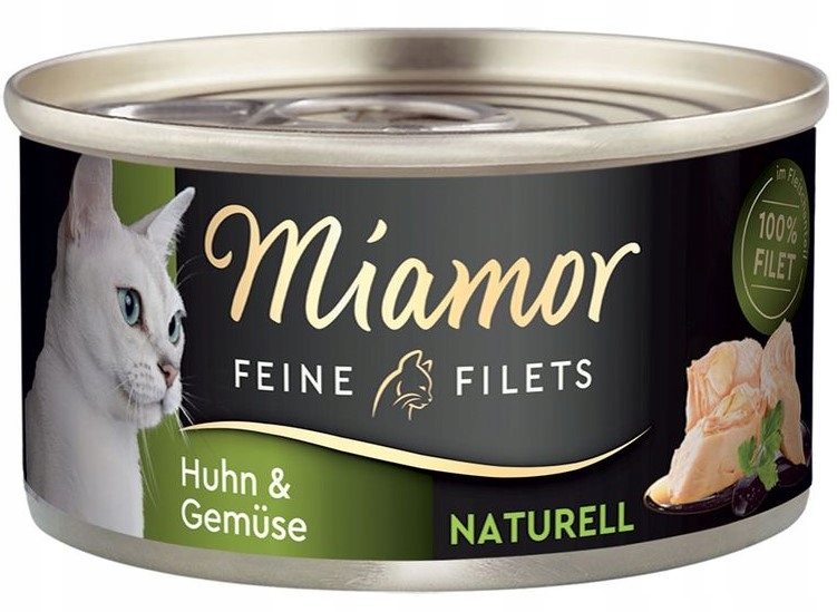 Levně 9X Miamor Feine Filets Naturelle kuře se zeleninou 80 g