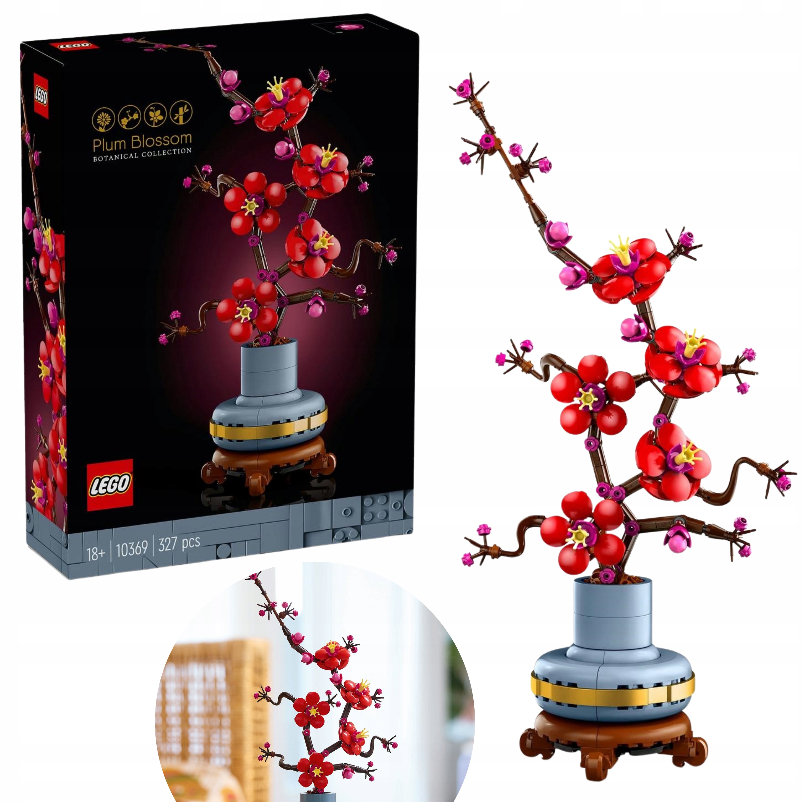 Lego Na Walentynki Dal Niej Dla Niego Zestaw XXL Premium Duże Kwiat