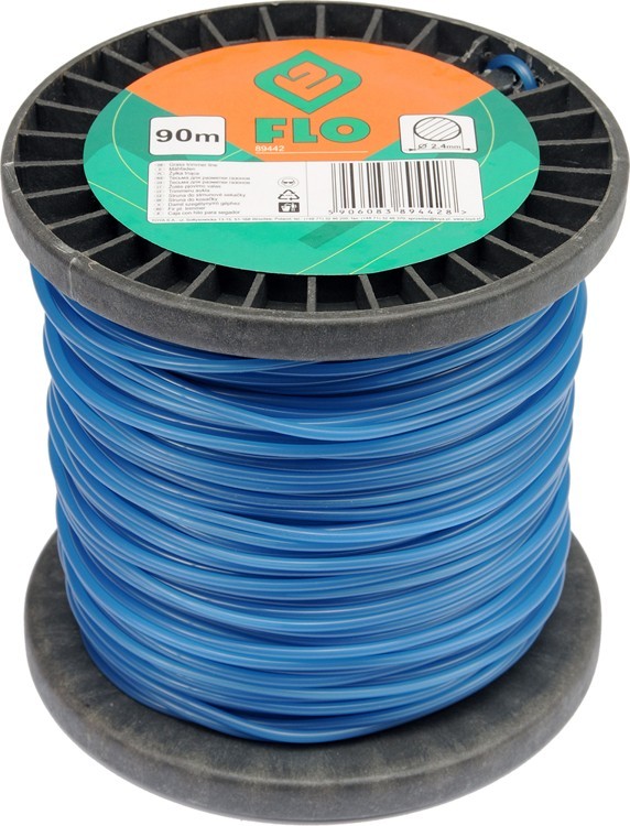 

Żyłka tnąca okrągła 2,4mm 90m 89442 Flo