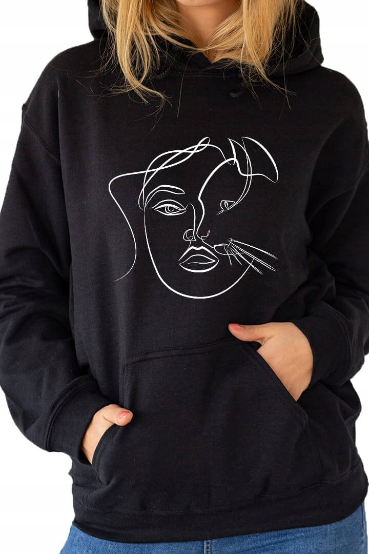 Mikina Žena a kočka