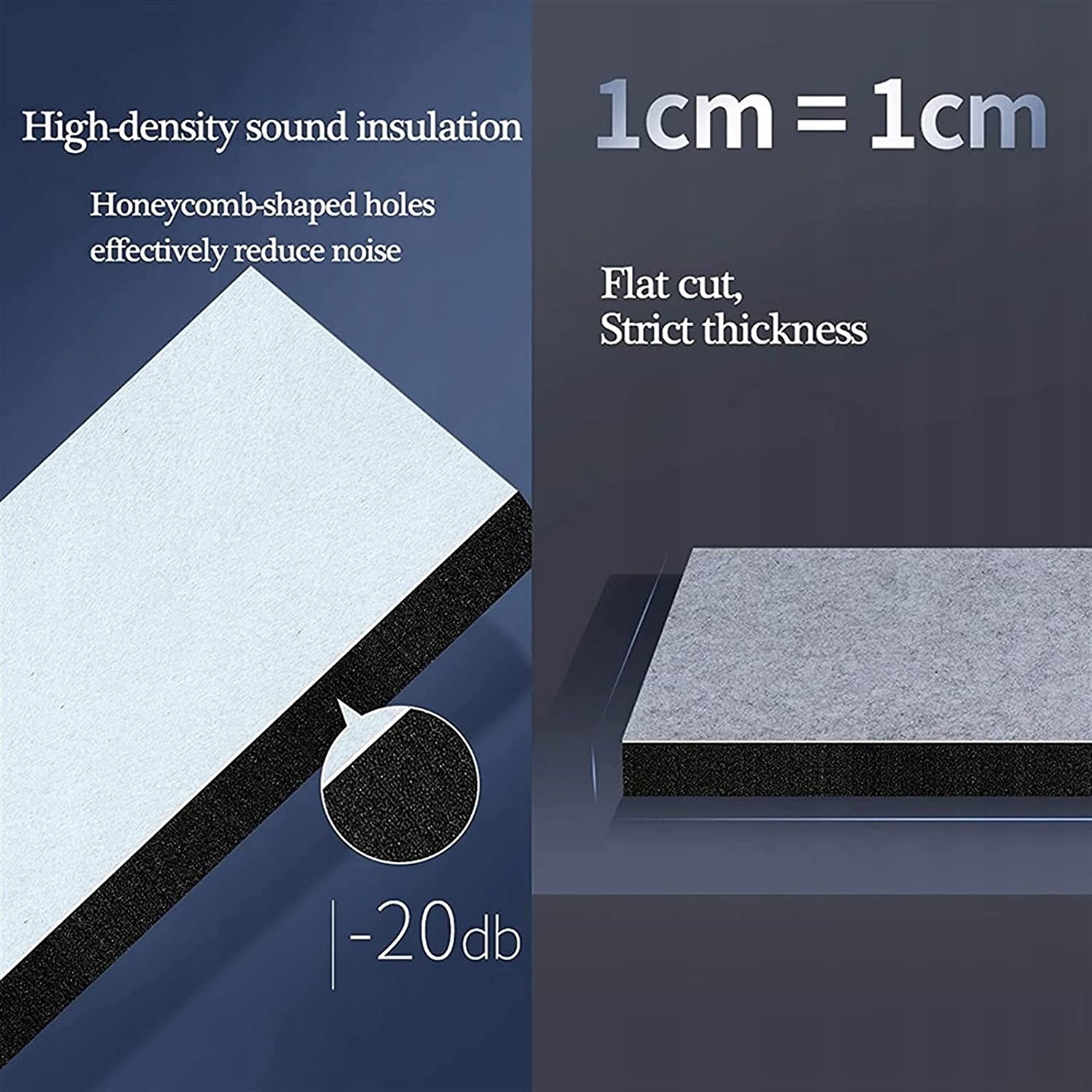 PIANKA AKUSTYCZNA WYGŁUSZAJĄCA samoprzyl Model 1