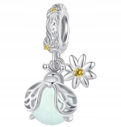 Stříbrný přívěsek světluška svítící ve tmě stříbro 925