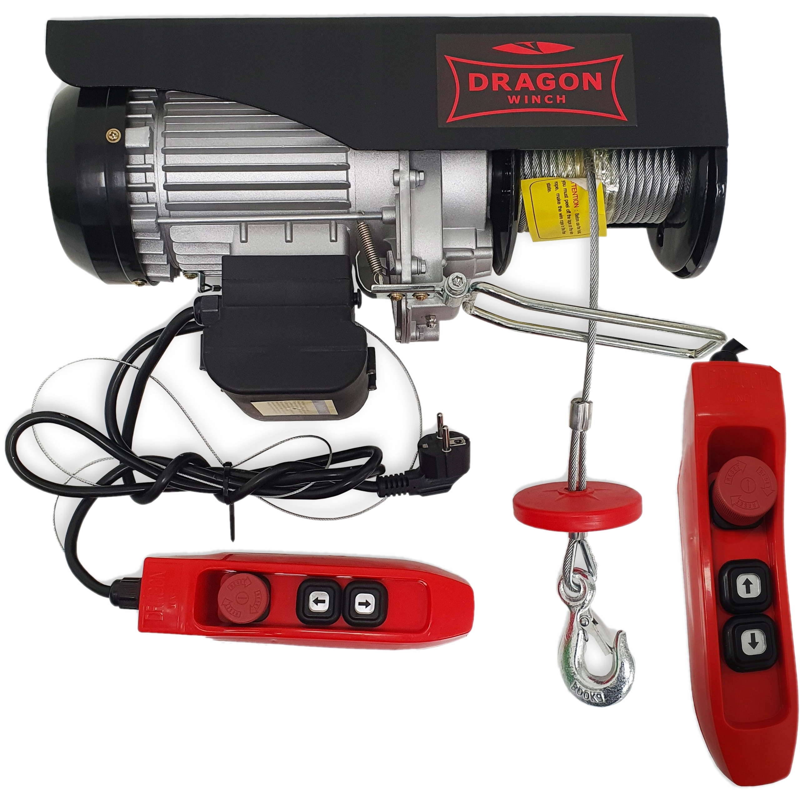 Premium Elektrický navijak 500/990 kg 12M 230V Dragon Winch Zlomky