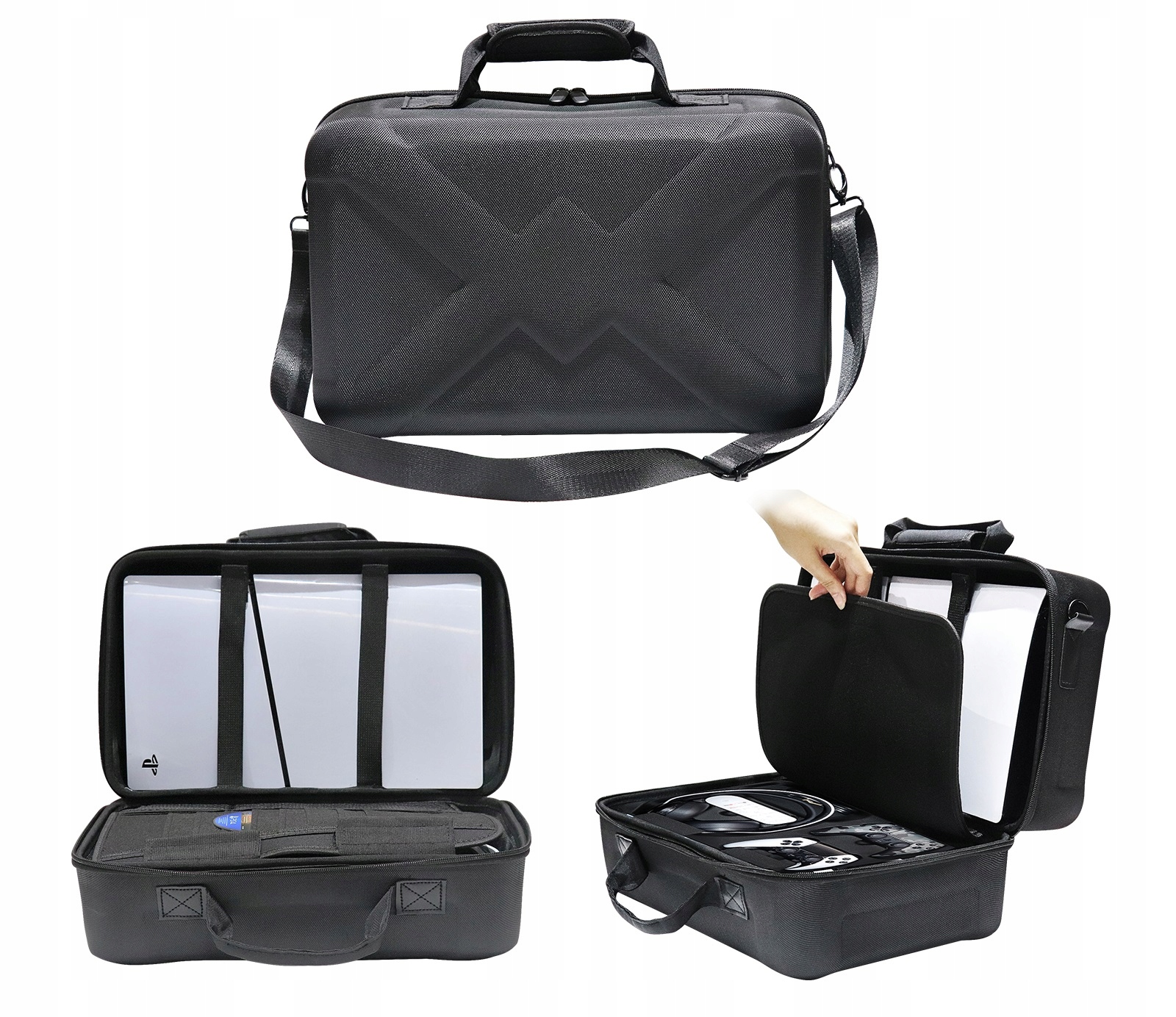 Futerał Etui Walizka Pokrowiec Case Torba do Sony PlayStation 5 PS5 Slim