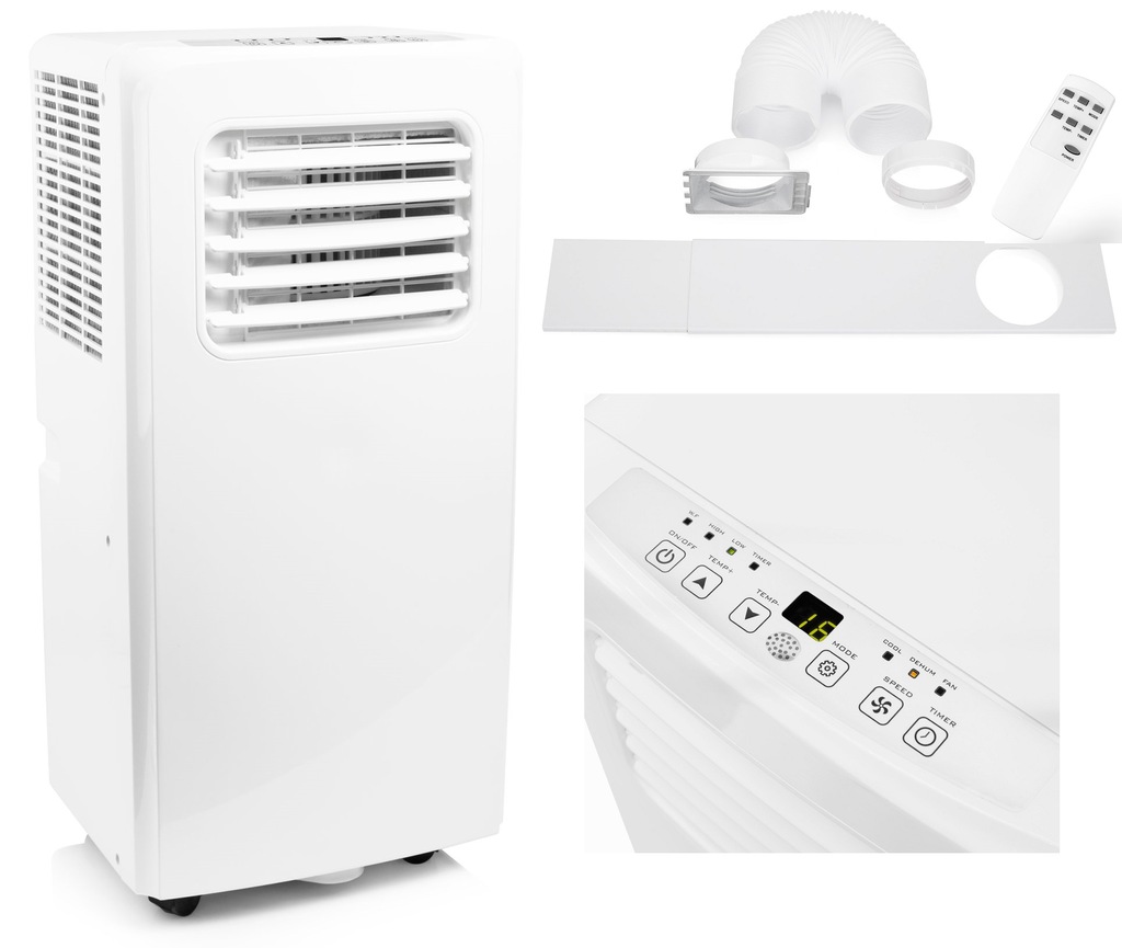 LuX Prenosná Skutočná Klimatizácia 9000BTU 90m3 Pilot