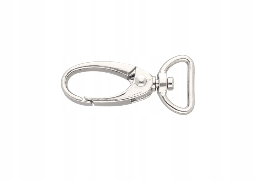 

Karabińczyk Metalowy 15mm Krab Nikiel