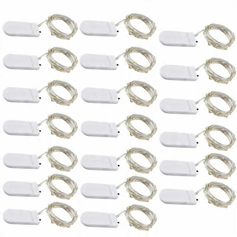 

20 sztuk 10Led Lampki Ogrodowe drut Miedziany led