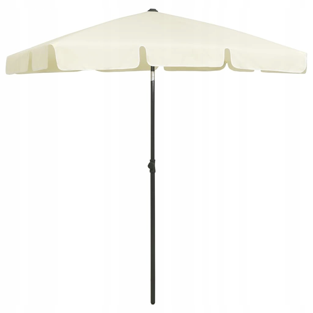 PARASOL PLAŻOWY, PIASKOWY ŻÓŁTY, 180X120 CM