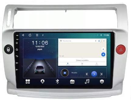 Rádio Gps Android Citroen C4 2004-2009 64GB Sim