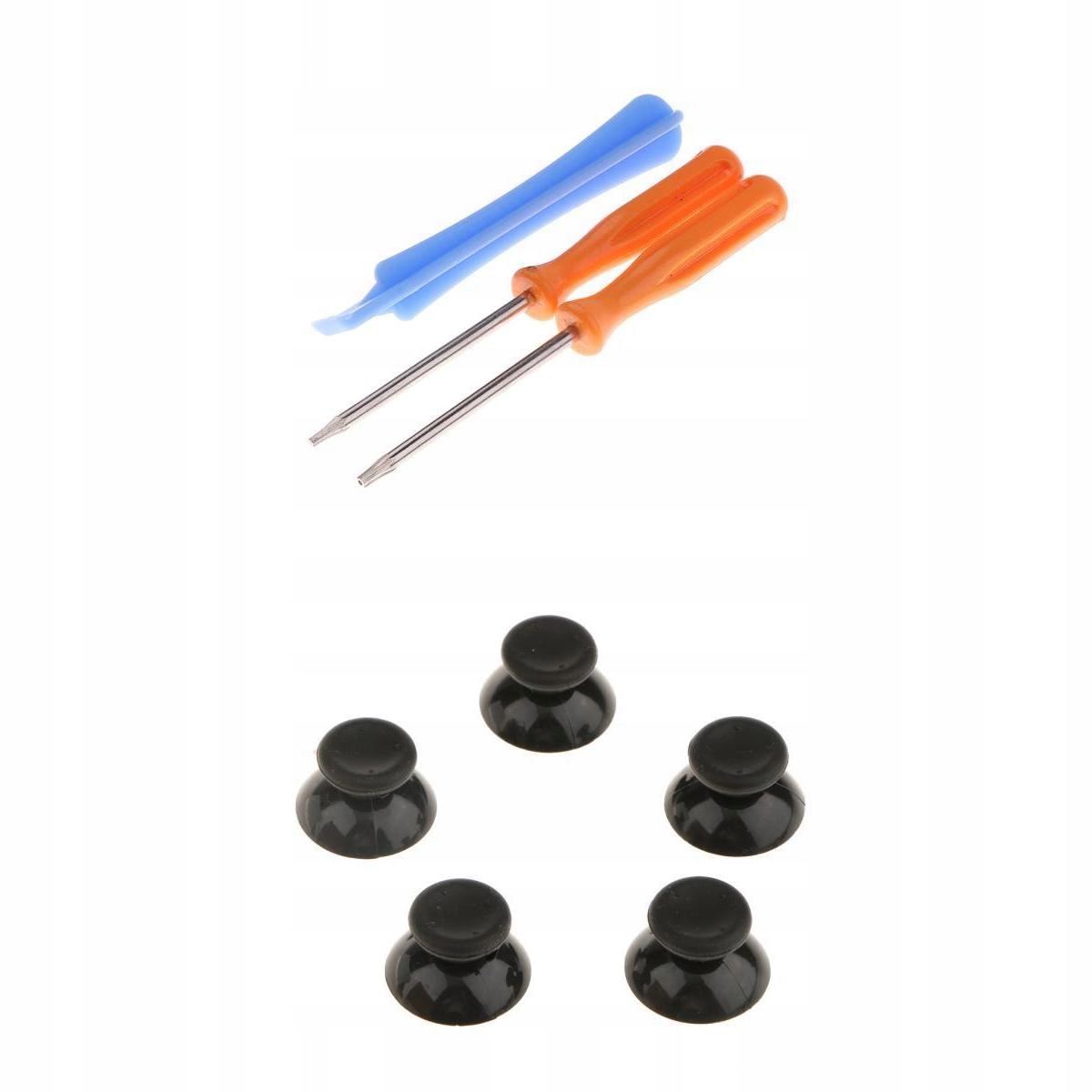 5x Joystick Gamepad Grip Cover Skin + Wkrętaki do PS4 PS3