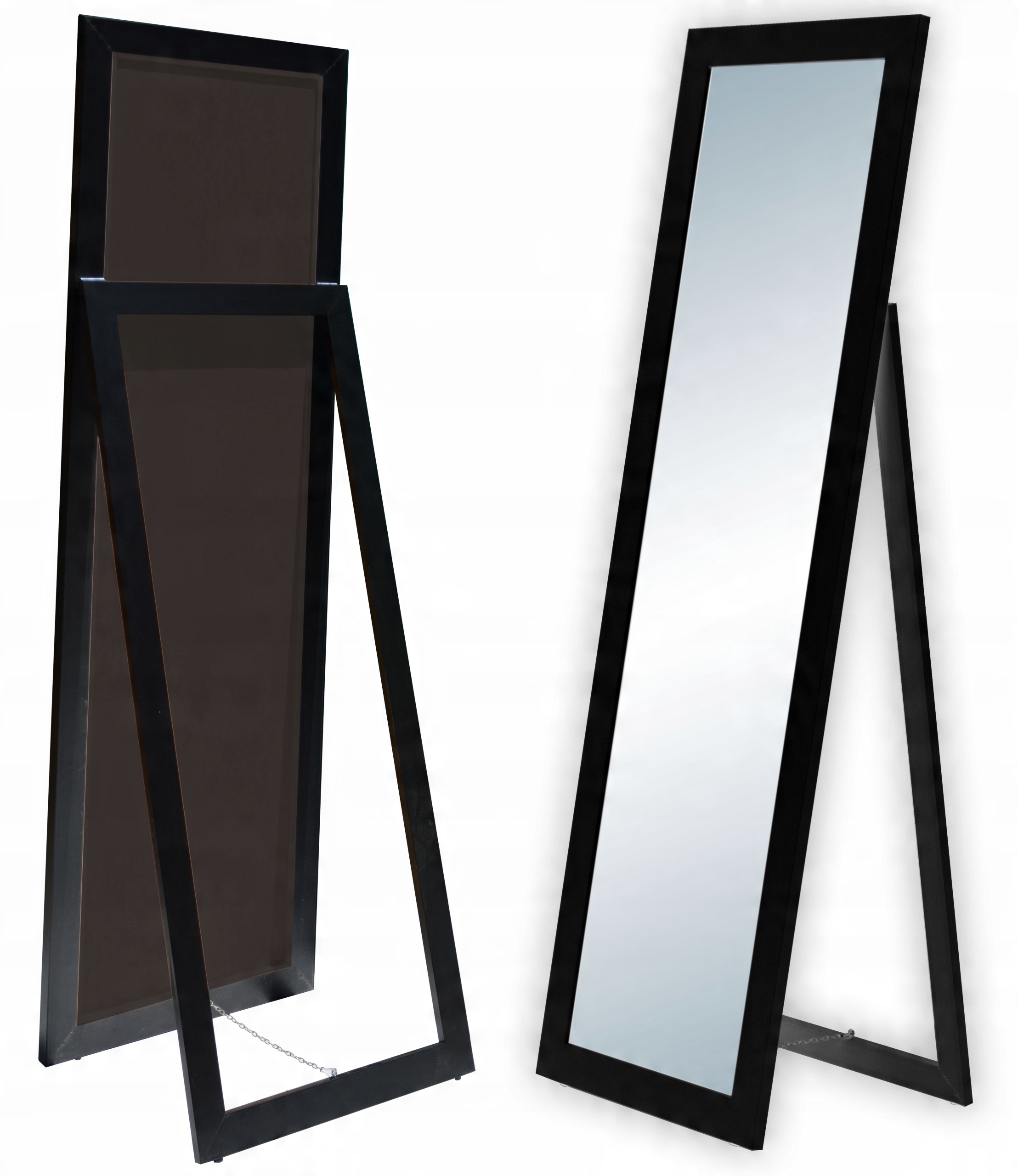 

Duże Lustro w ramie Stojące 170x50 czarny