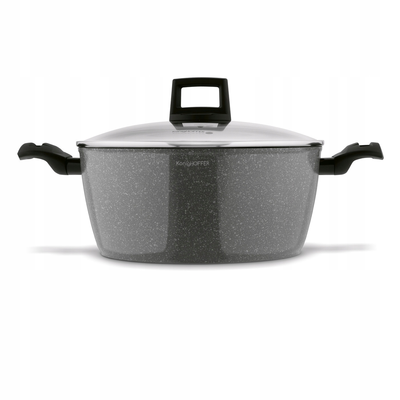 Zestaw GARNKÓW MARMURKOWE INDUKCJA Patelnia POKRYWKI Konighoffer Jukon 10el Liczba elementów w zestawie 10