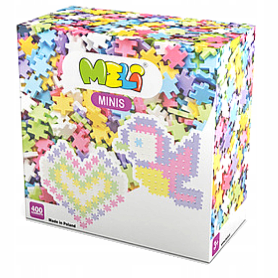 

Klocki Meli Minis Pastel 400 elem Małe Klocki 3+